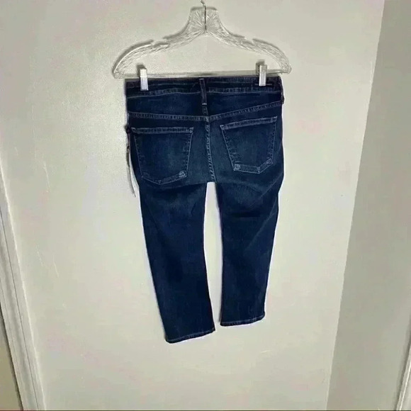 NEW Citizens of Humanity Racer Lowrise Skinny Cropped Jeans Envy Preppy Denim - Picture 4 of 7